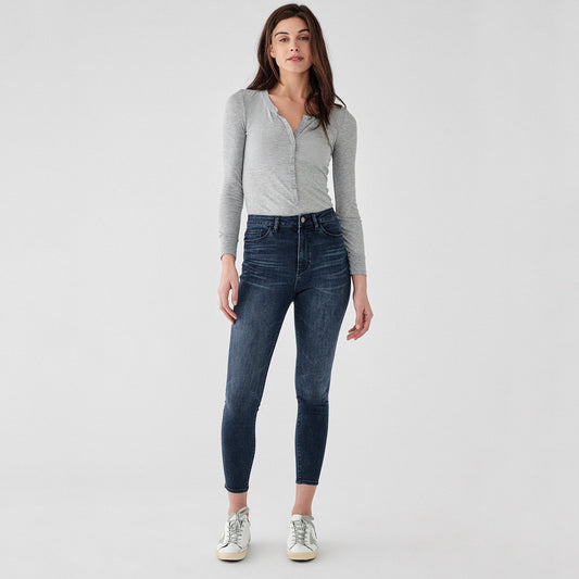 - Chrissy Ultra-High Rise Instasculpt Skinny Jeans - Blue
