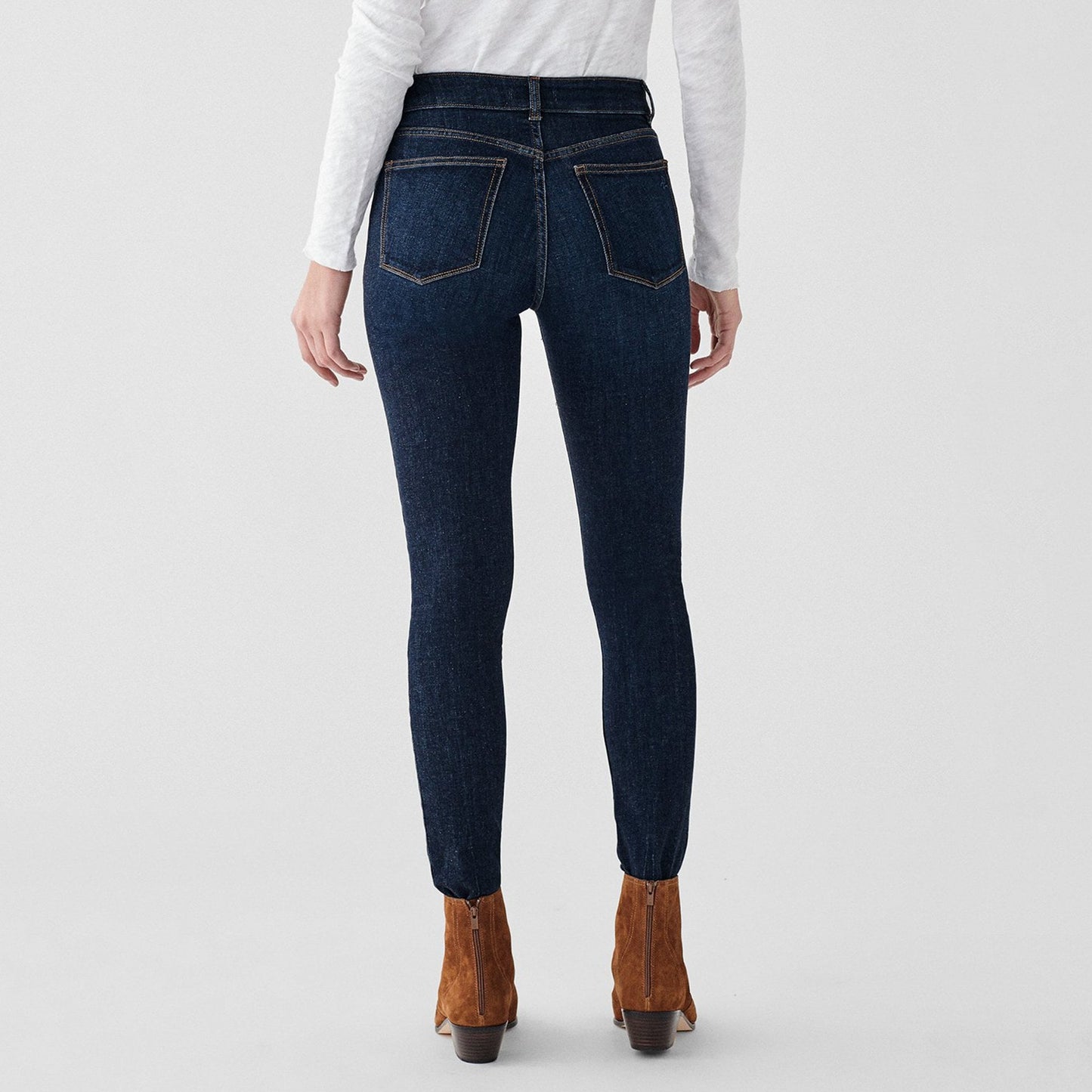 - Florence Mid-Rise Skinny Jeans - Indigo