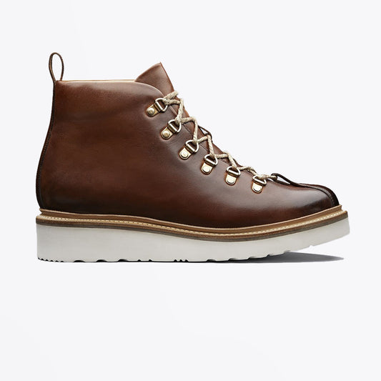 - Bobby - Leather Hand-painted Boot - Tan