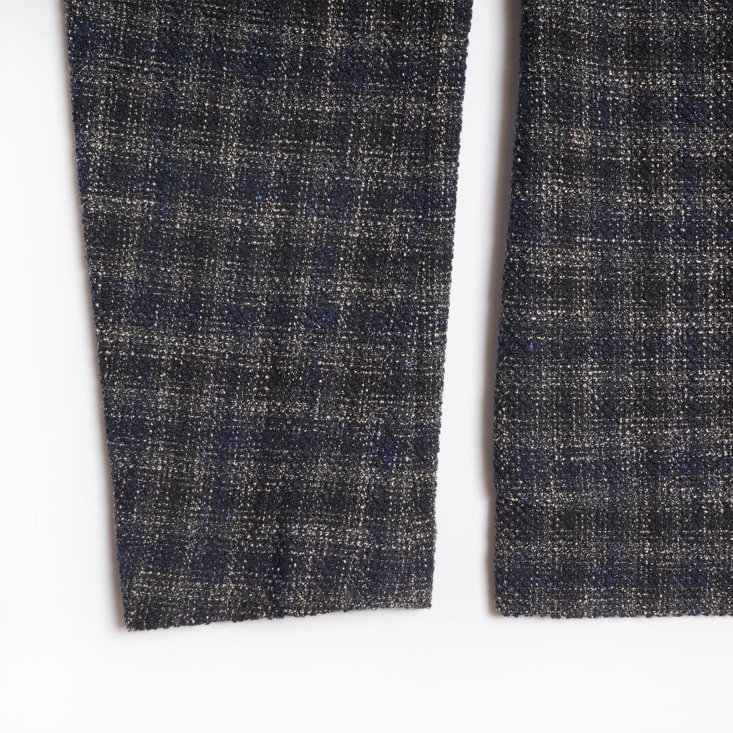 - Relaxed Checked Blazer - Navy/Beige