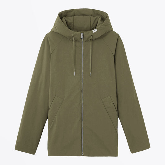 -  Technical Parka Coat - Green