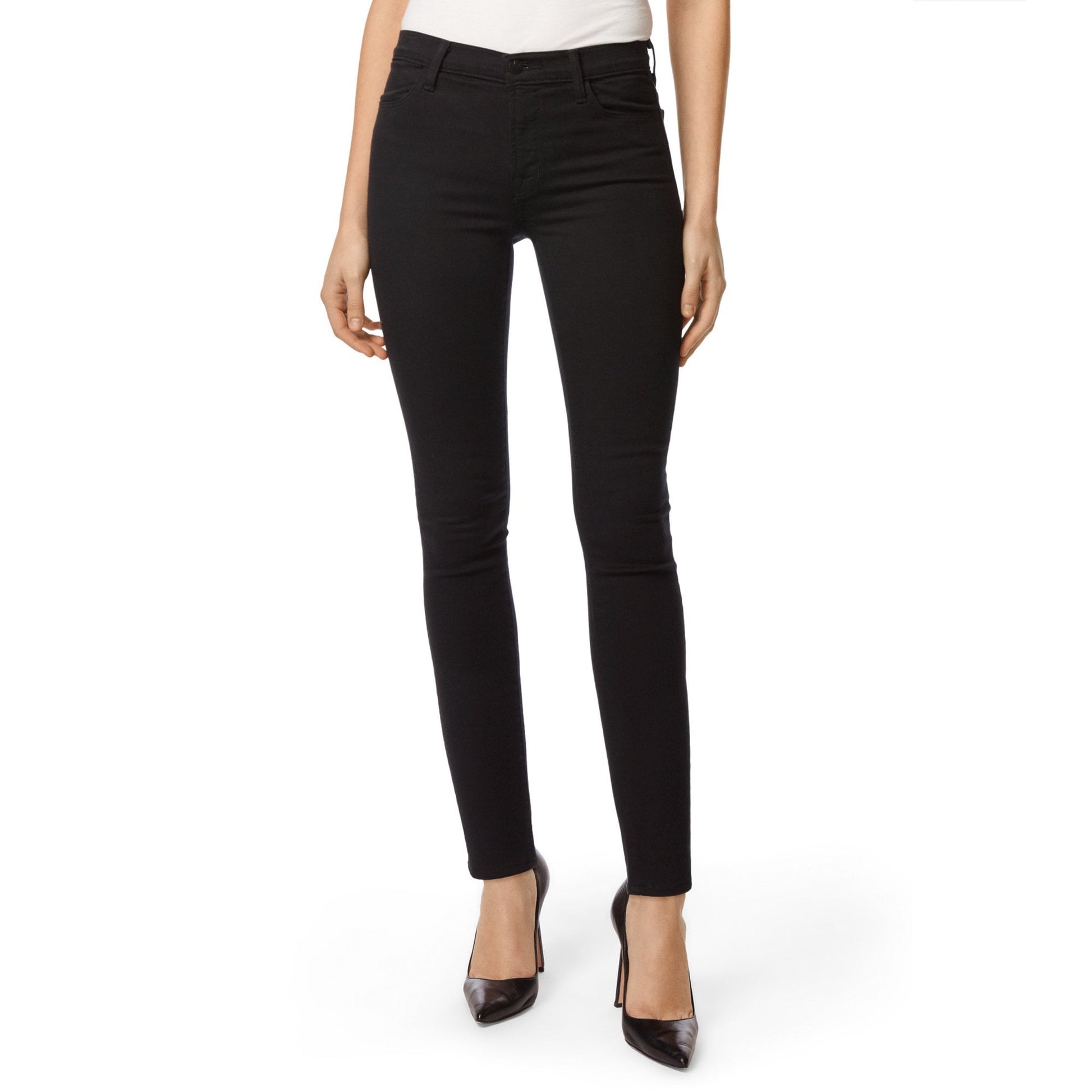 J Maria - High Rise Super Skinny Jeans - Black