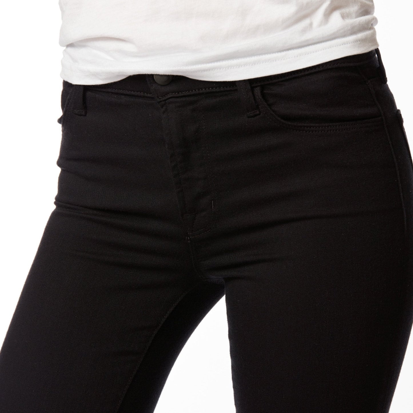 Maria - High Rise Super Skinny Jeans - Black