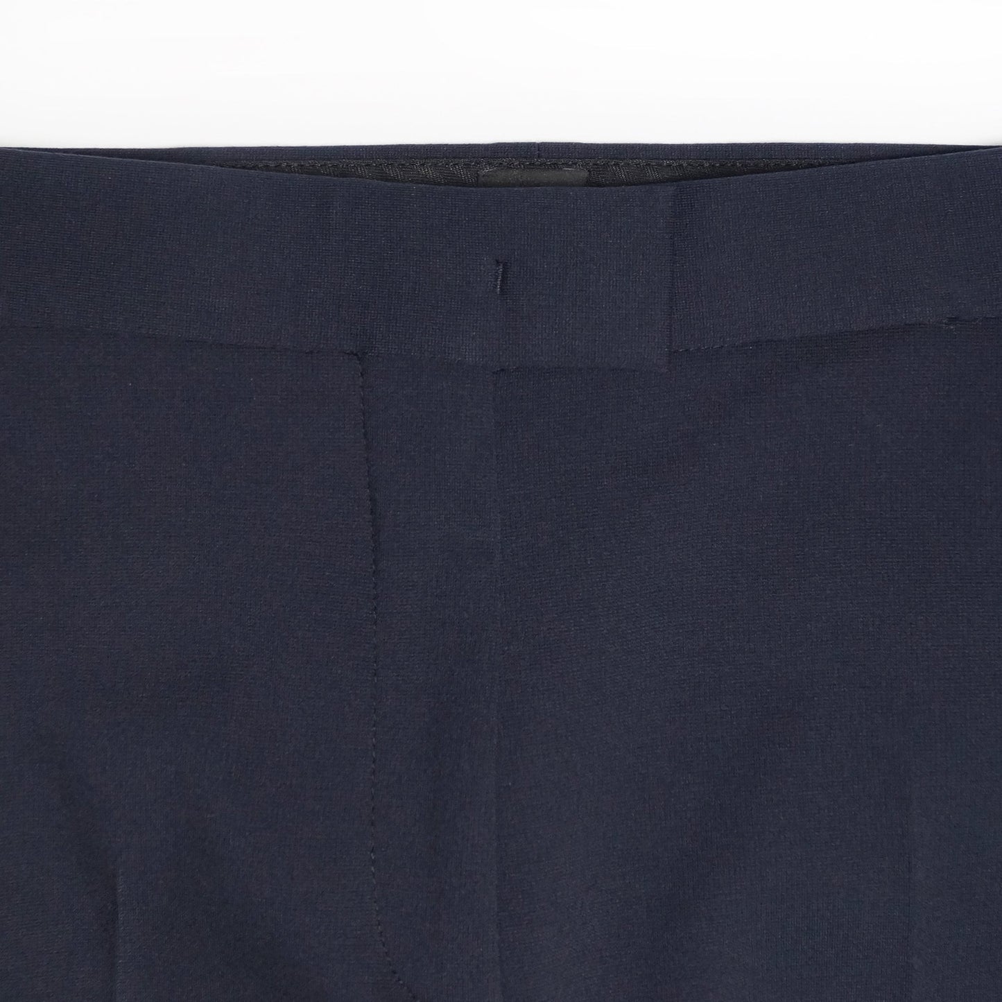 - Slim Fit Stripe Trousers - Dark Navy