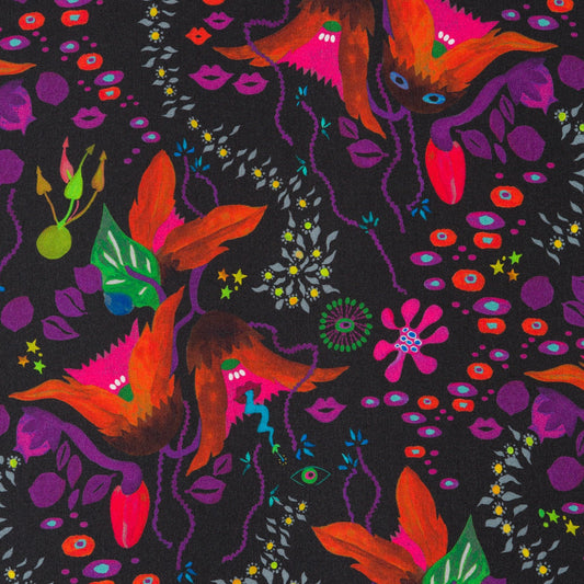 Floral Print Ruffle Dress - Multi