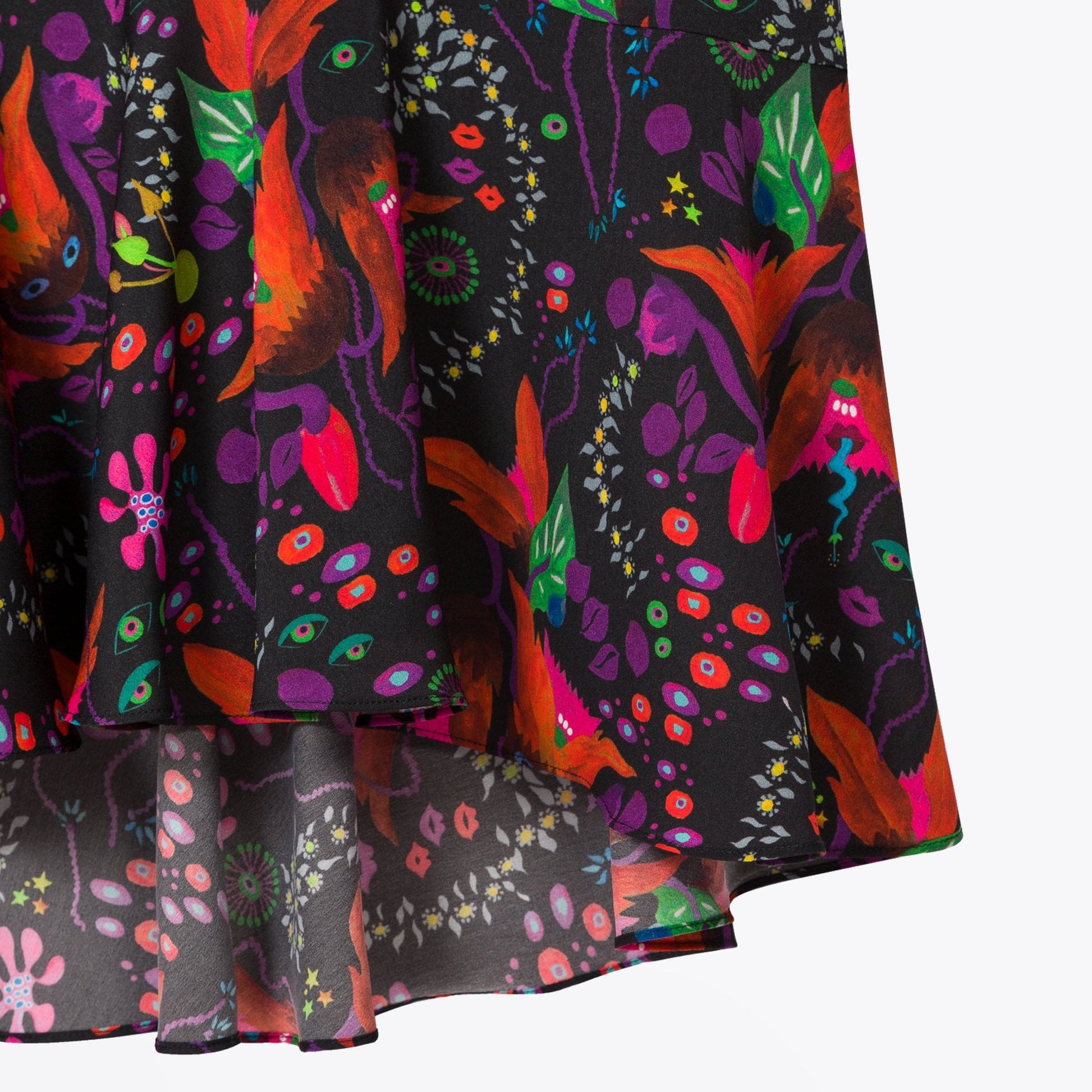 Paul Floral Print Ruffle Dress - Multi