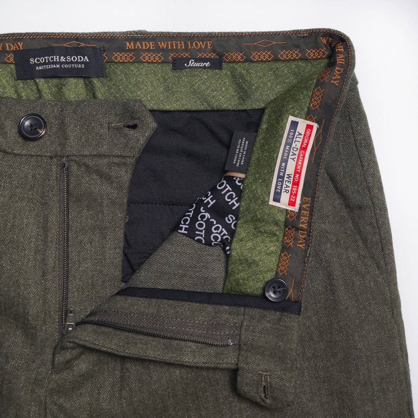 - Stuart - Classic Chino - Green