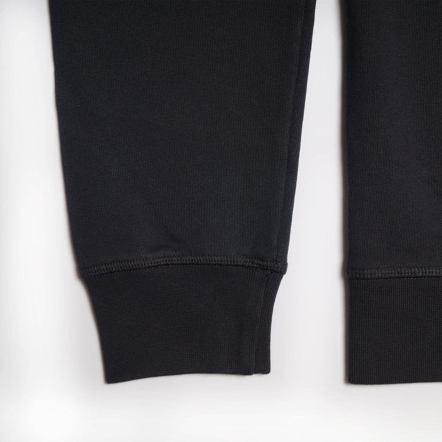 - Embroidered Gold Rose Patch Sweater - Black