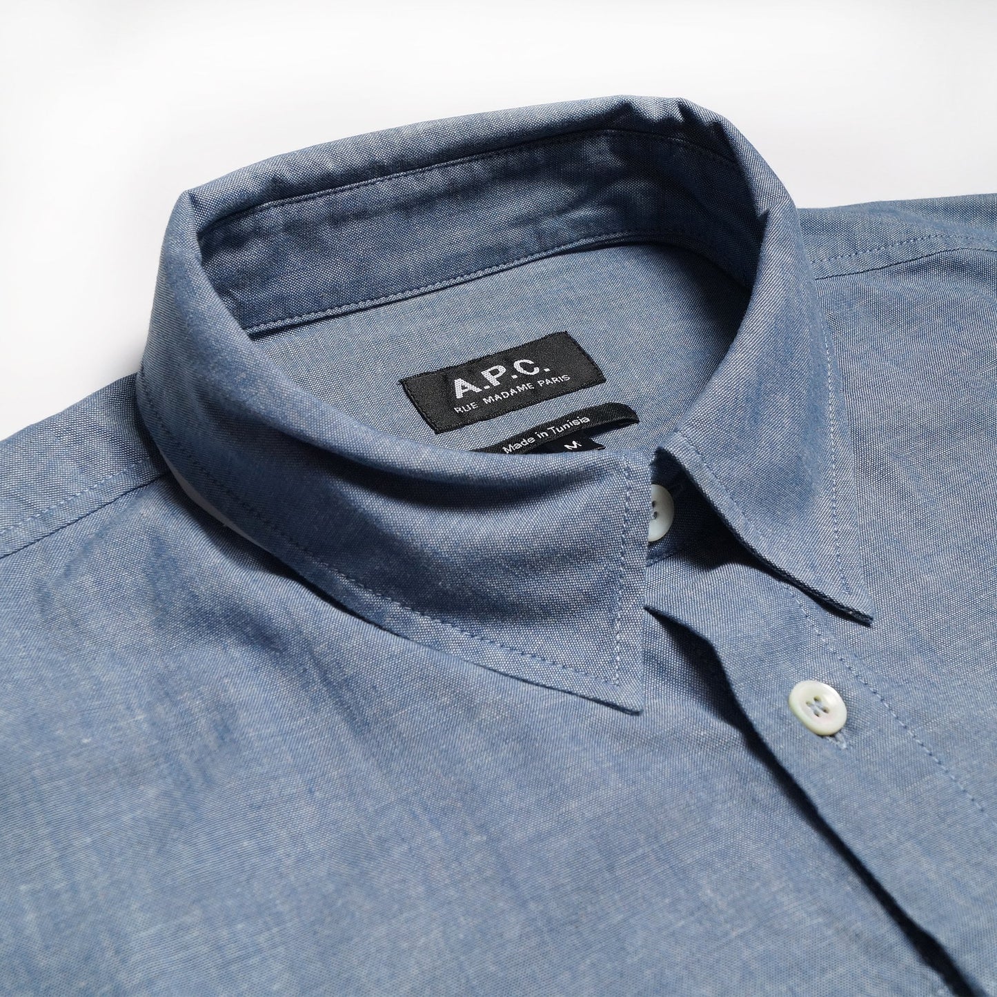 - Detroit - Cotton Pocket Shirt - Blue