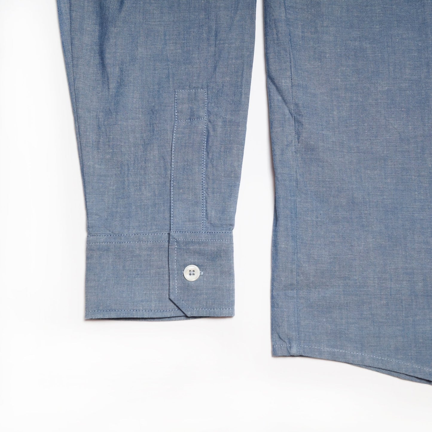 - Detroit - Cotton Pocket Shirt - Blue