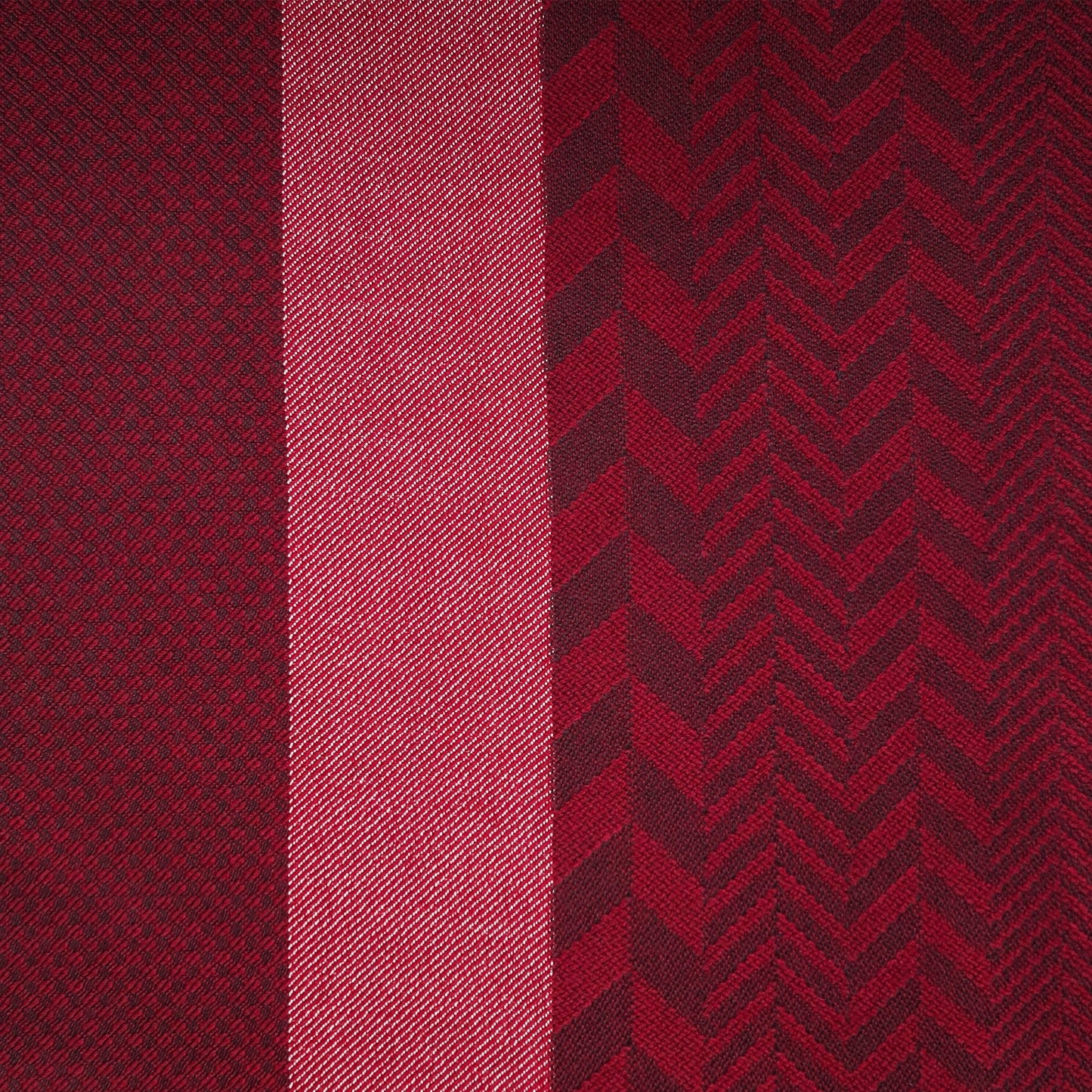 Herringbone Scarf - Red