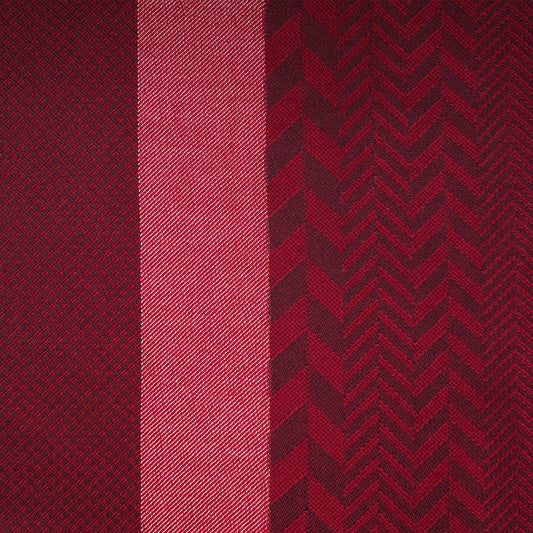 Herringbone Scarf - Red