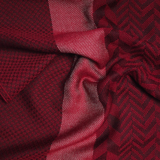 Herringbone Scarf - Red