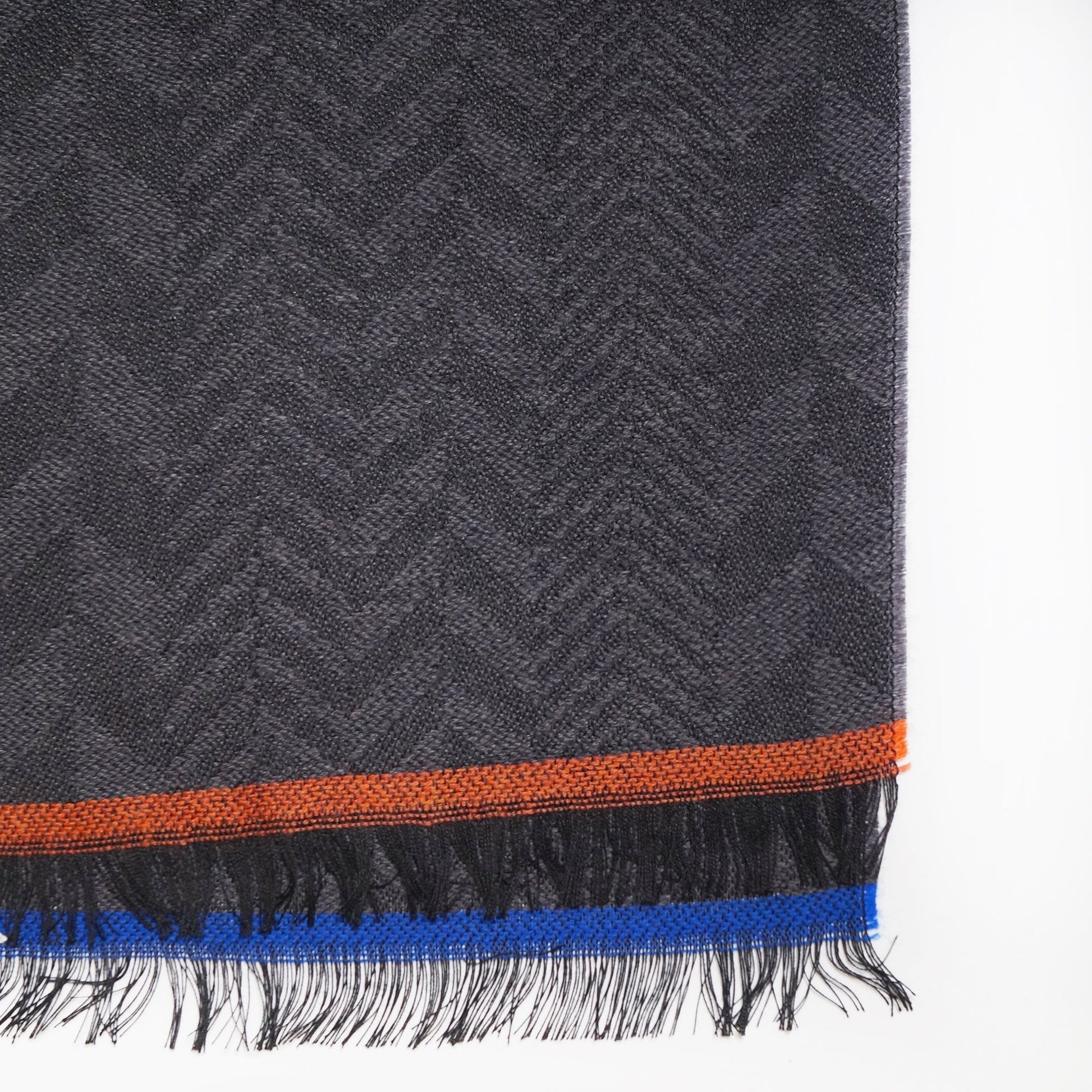 Paul Herringbone Scarf - Grey