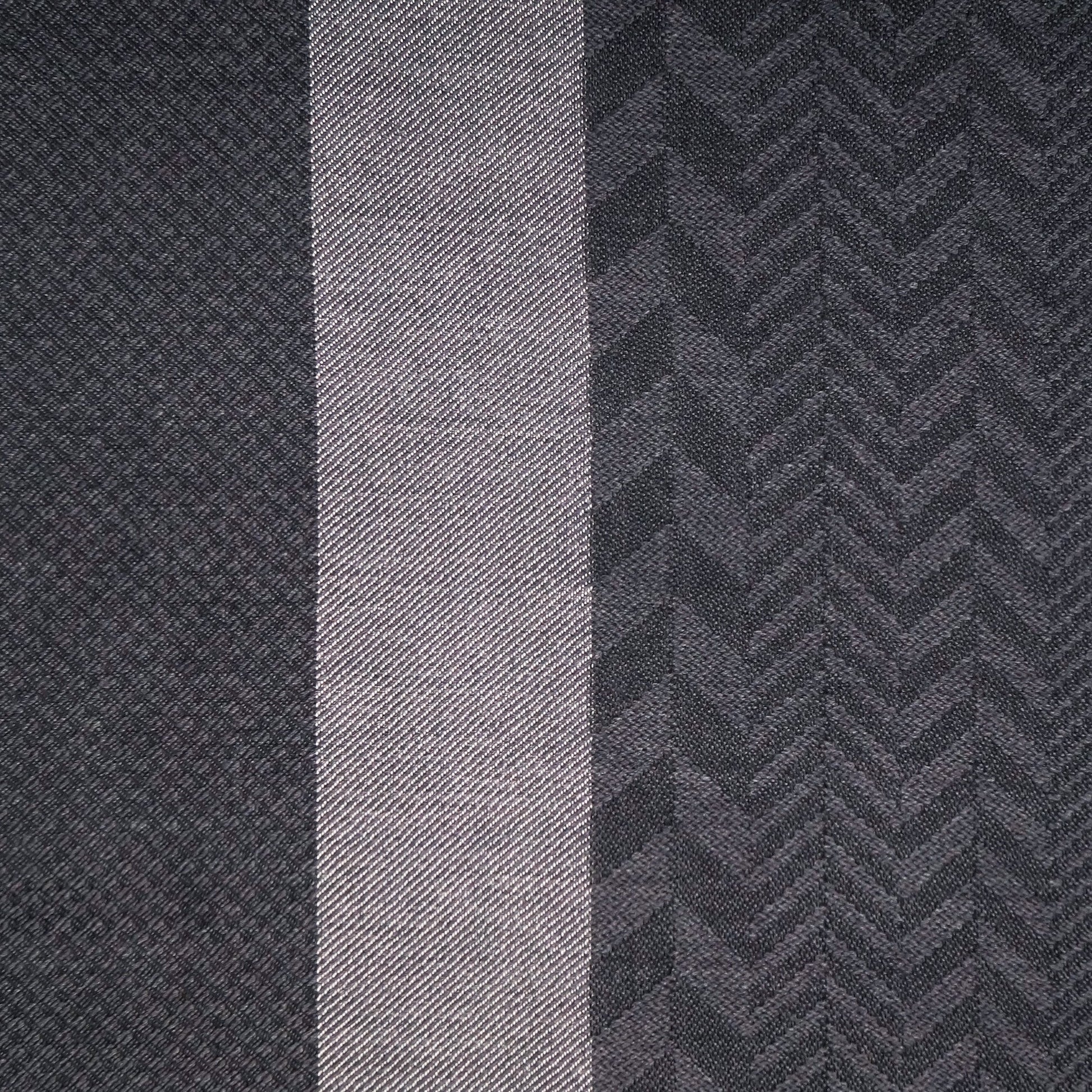 Paul Herringbone Scarf - Grey