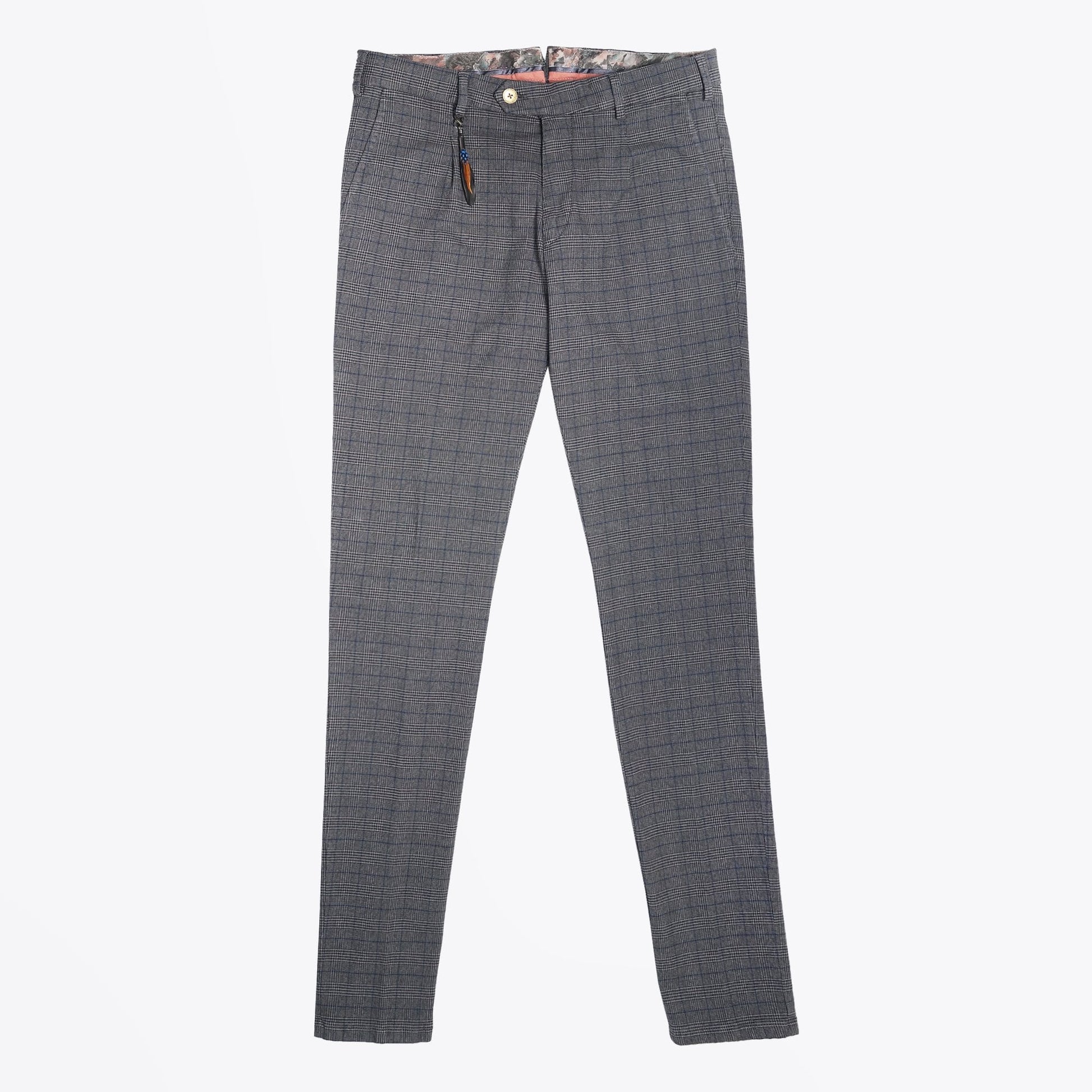 MMX Leo - Checked Trousers - Grey/Blue