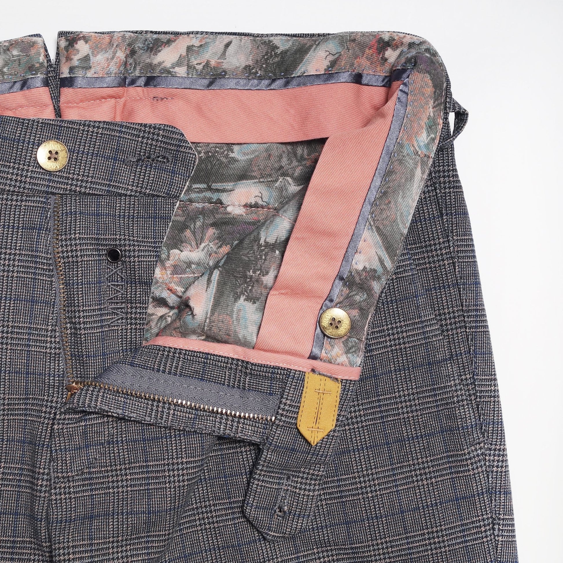 MMX Leo - Checked Trousers - Grey/Blue