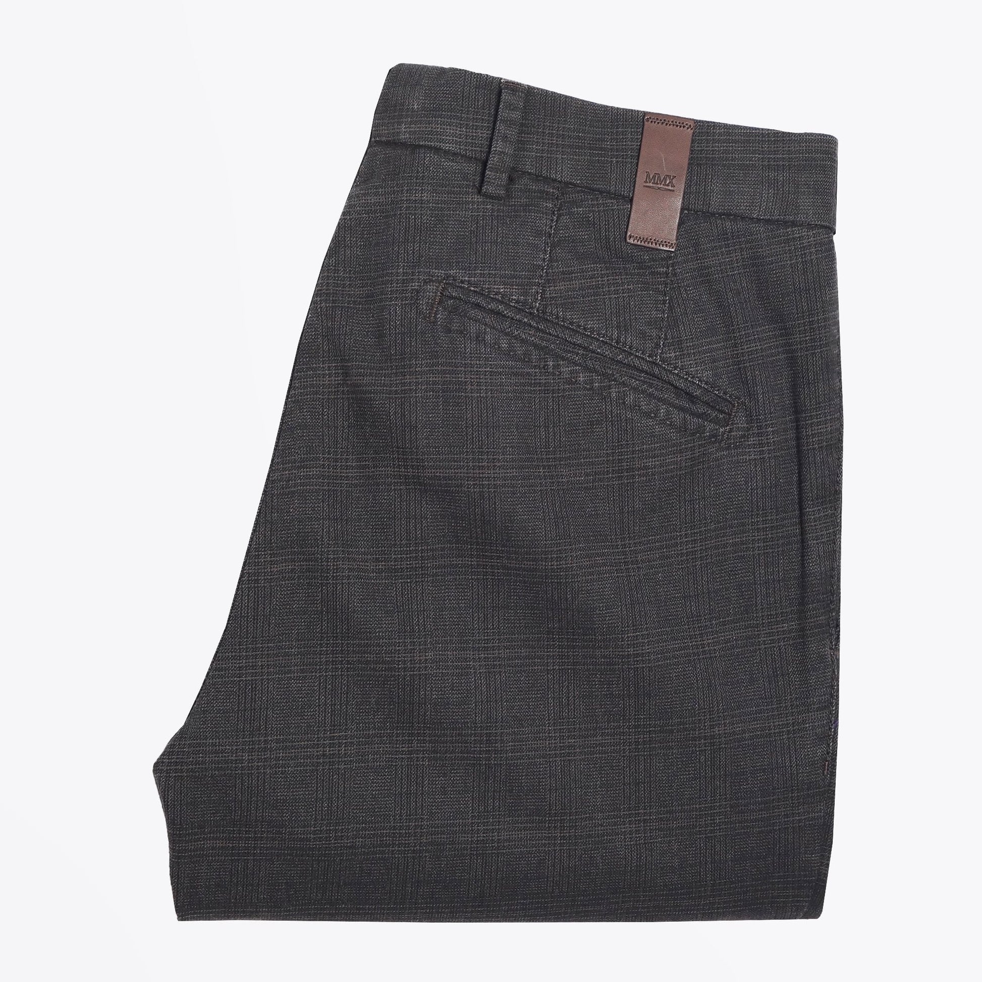 MMX Leo - Checked Trousers - Brown
