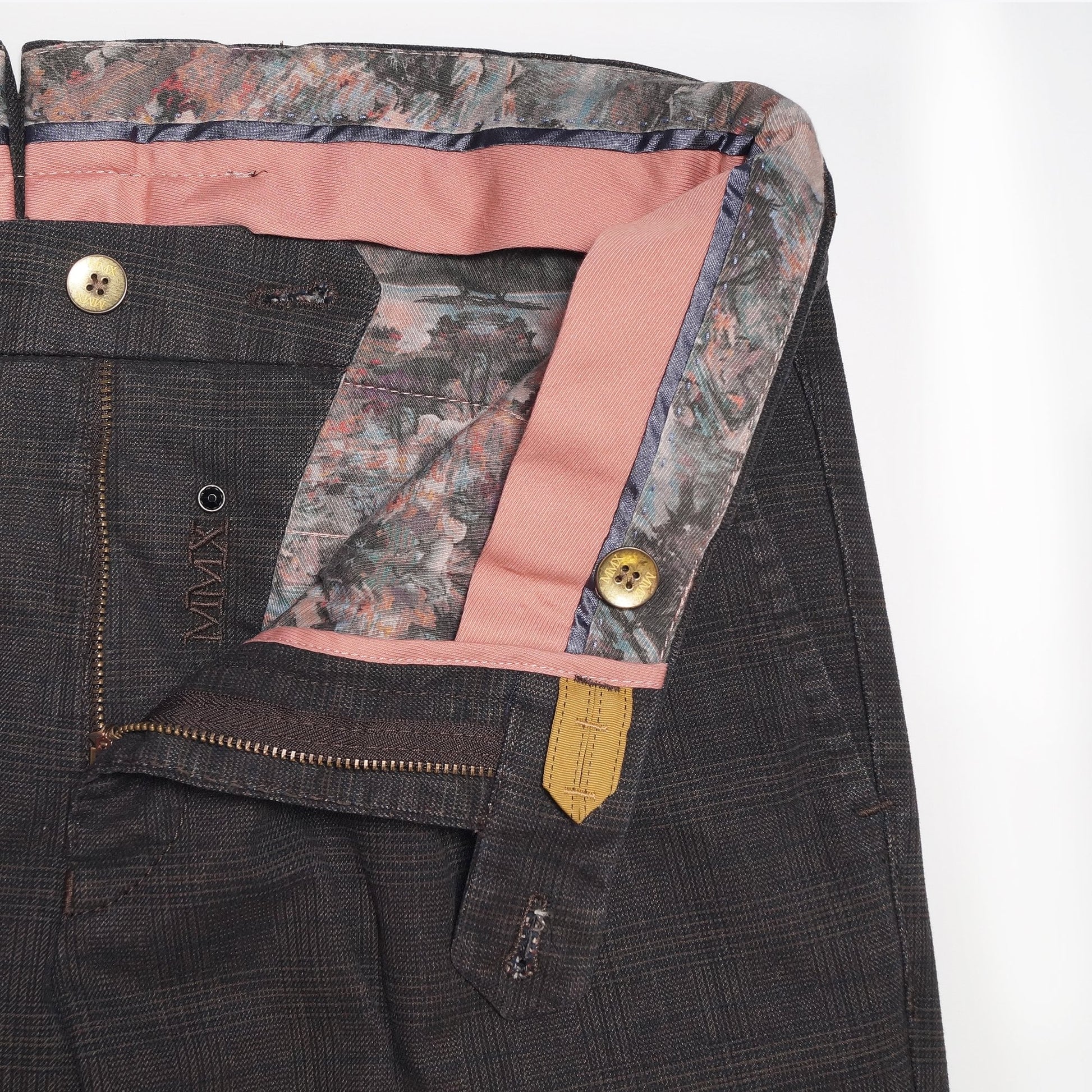MMX Leo - Checked Trousers - Brown