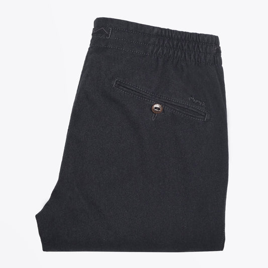 - Cervus - Drawstring Wool Pants - Dark Grey