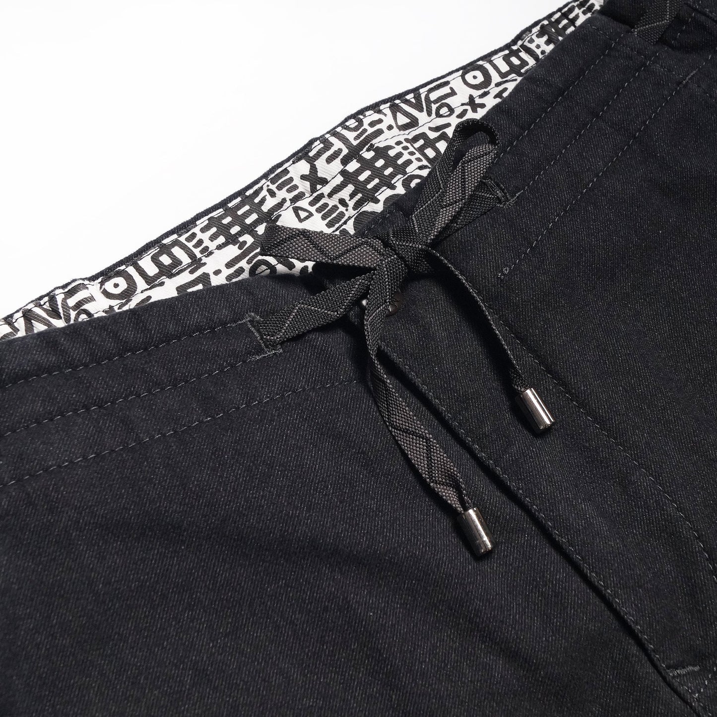 - Cervus - Drawstring Wool Pants - Dark Grey