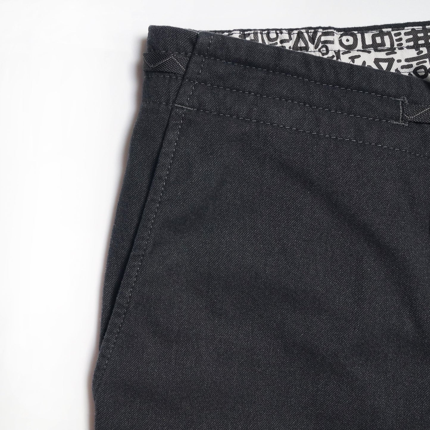 - Cervus - Drawstring Wool Pants - Dark Grey