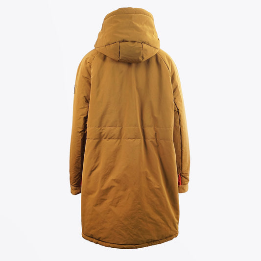 - Reversible Oversized Hooded Rain Coat - Orange