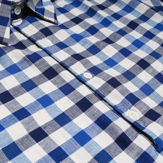 - Checked Shirt - Blue