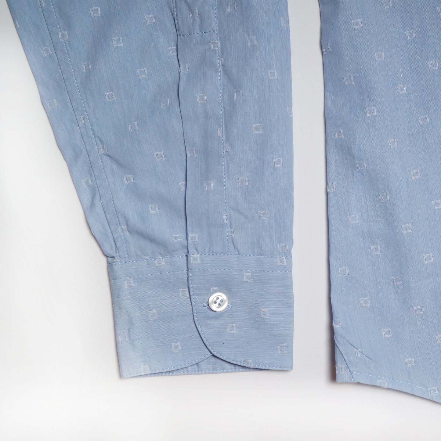 - Square Stitch Shirt - Blue