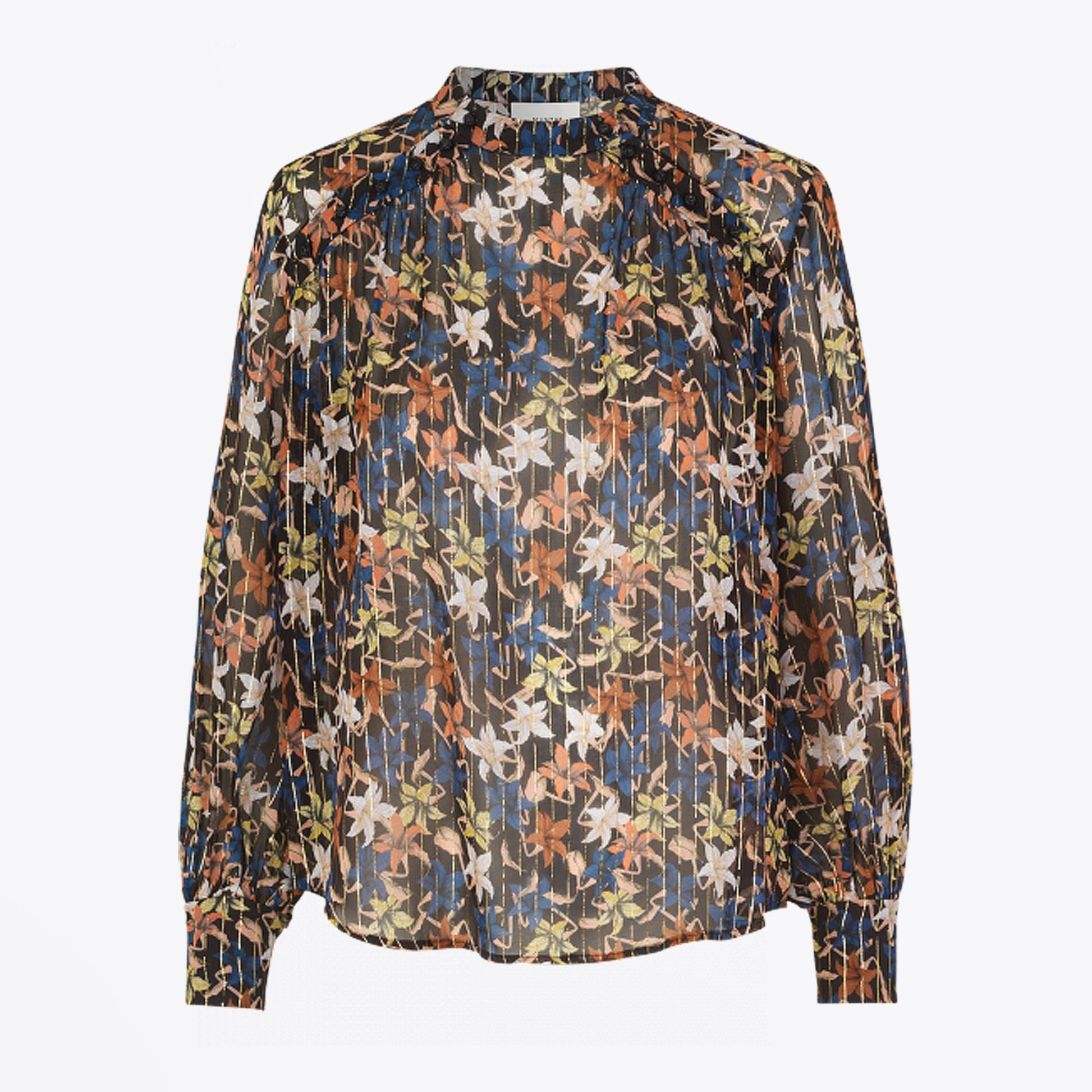 Munthe Floral Sheer Blouse - Multi