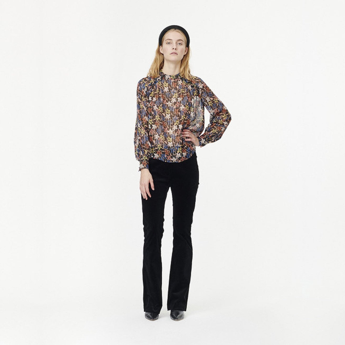 Floral Sheer Blouse - Multi