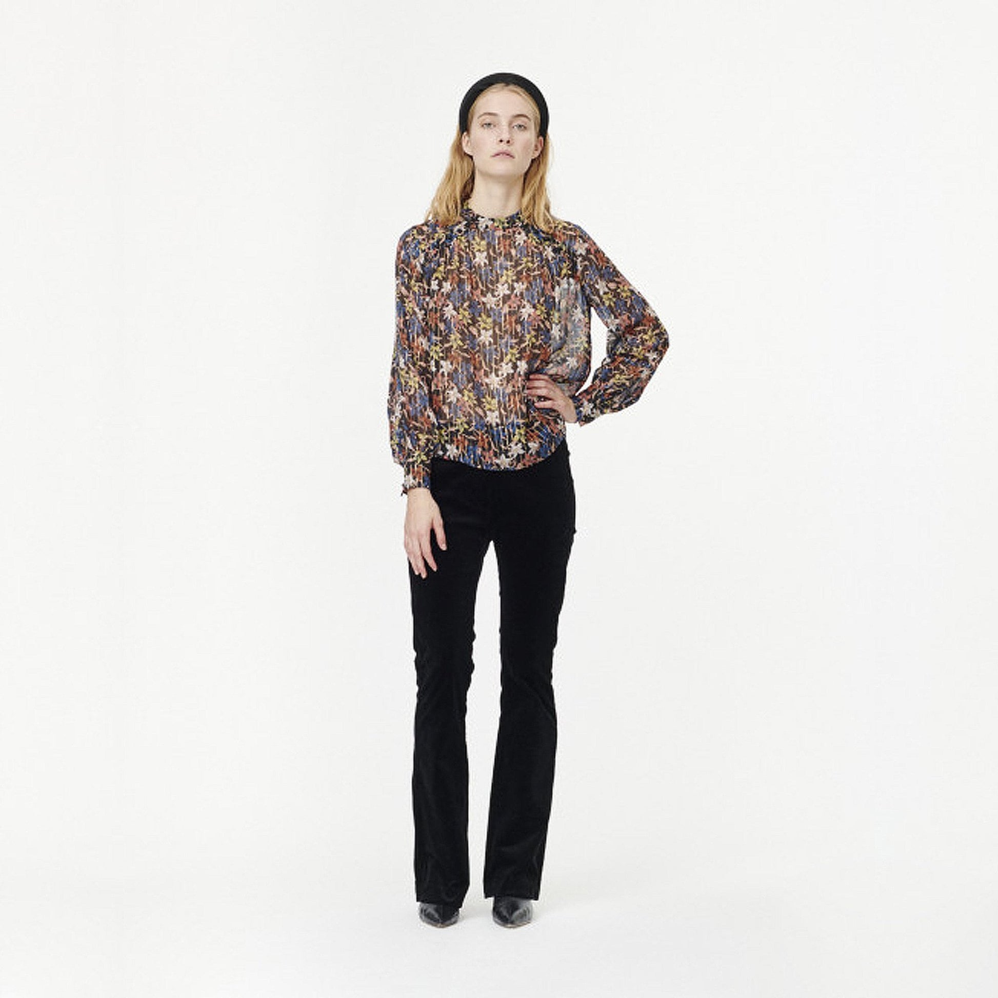 Munthe Floral Sheer Blouse - Multi