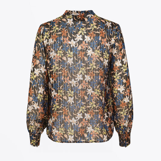 Floral Sheer Blouse - Multi