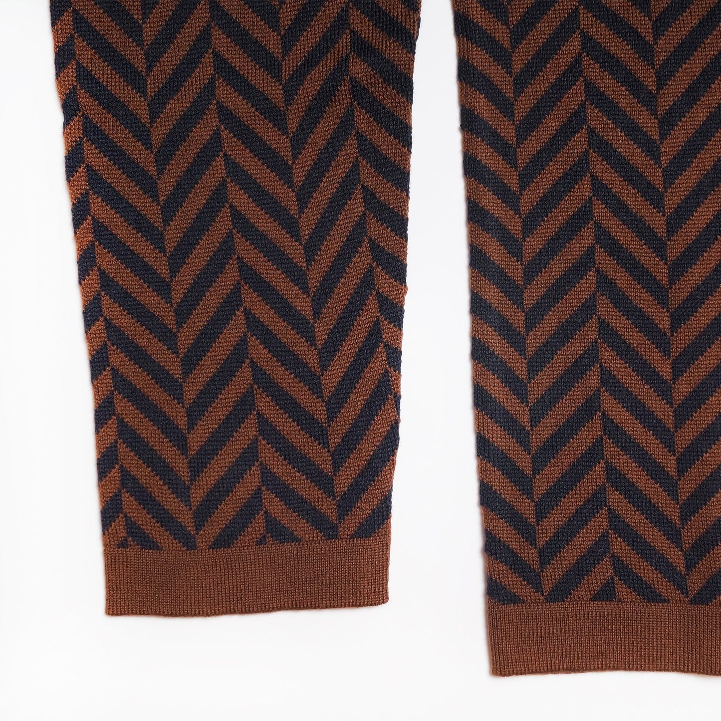 - Wool Roll-Neck Sweater - Brown