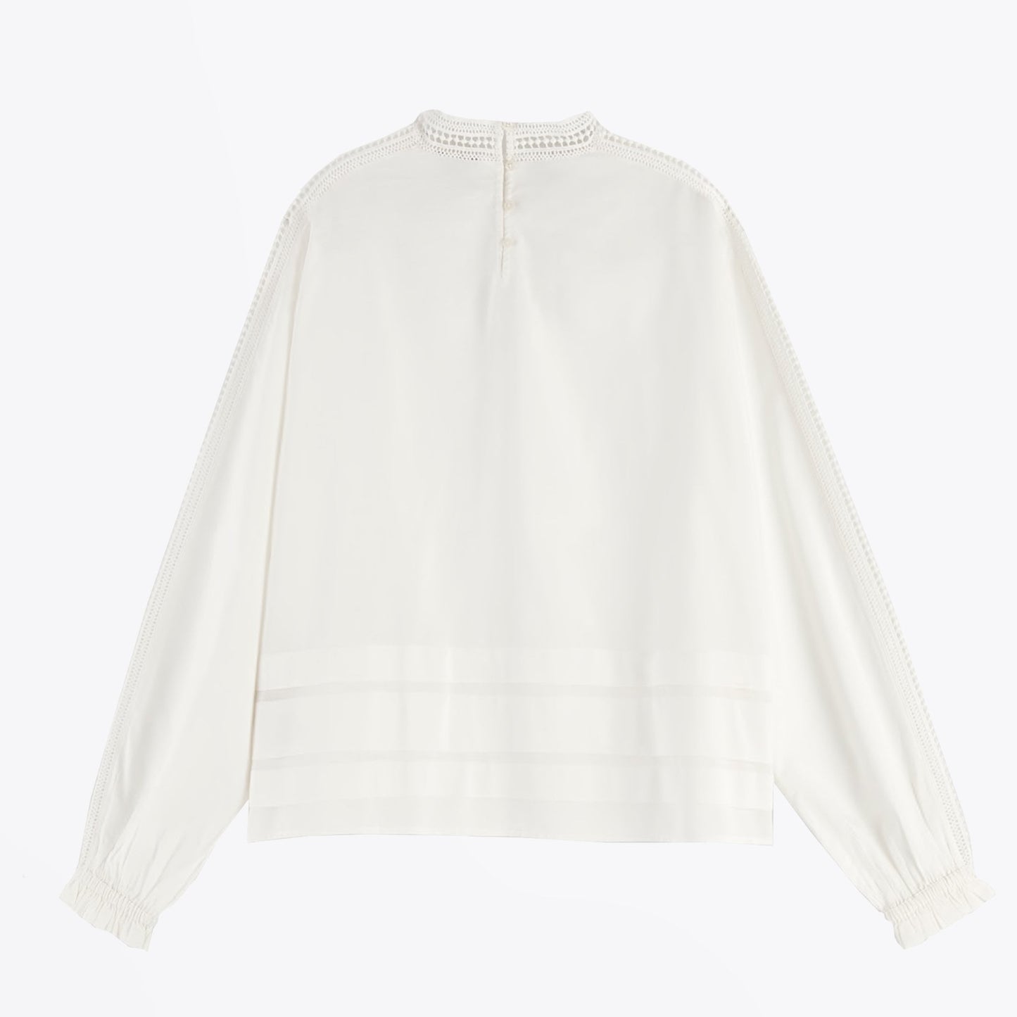 Lace Detail Top - Off-White