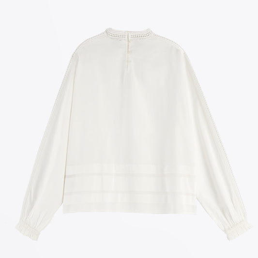 Lace Detail Top - Off-White