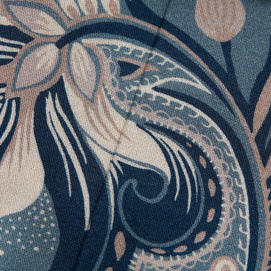 - Bold Paisley Print Shirt - Blue