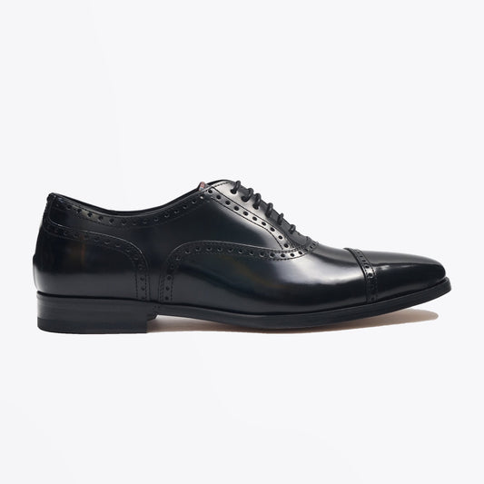 - Calf Leather 'Shaw' Brogues - Black
