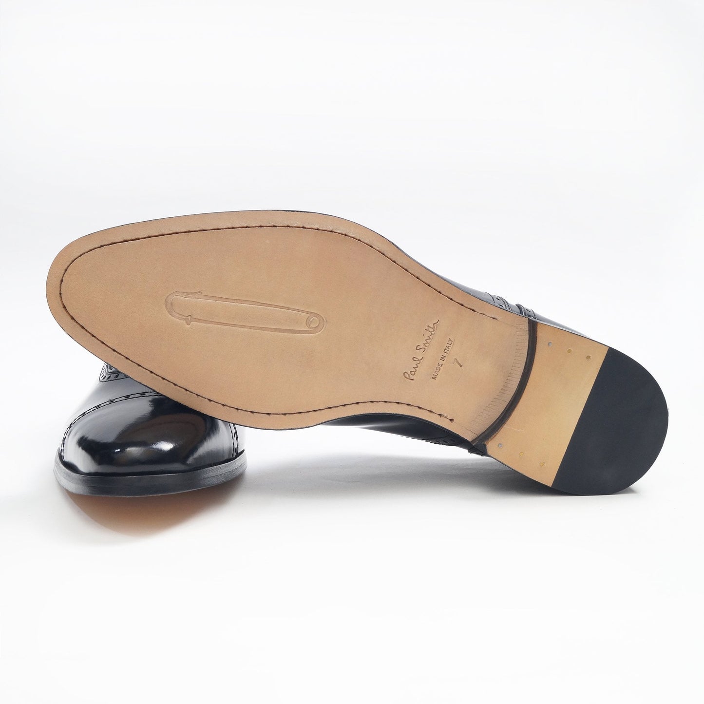 - Calf Leather 'Shaw' Brogues - Black