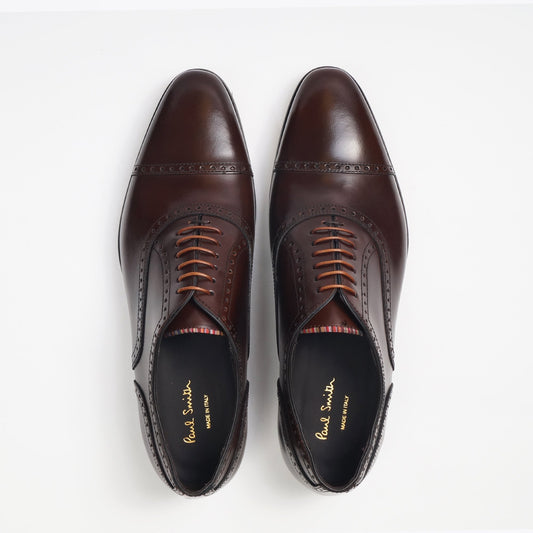 - Calf Leather 'Shaw' Brogues - Tan