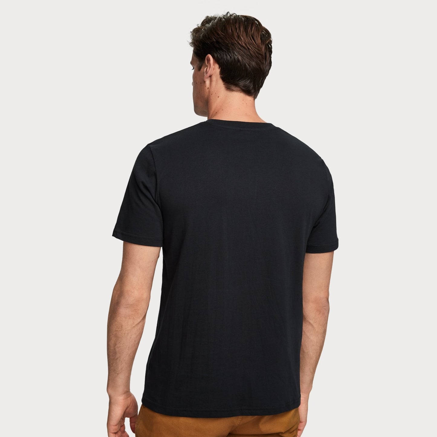 - Cotton T-shirt - Black