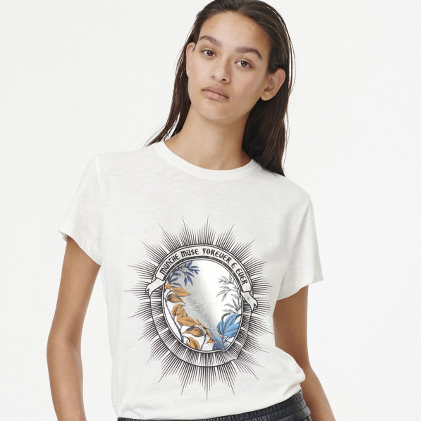 - Printed T-shirt - White