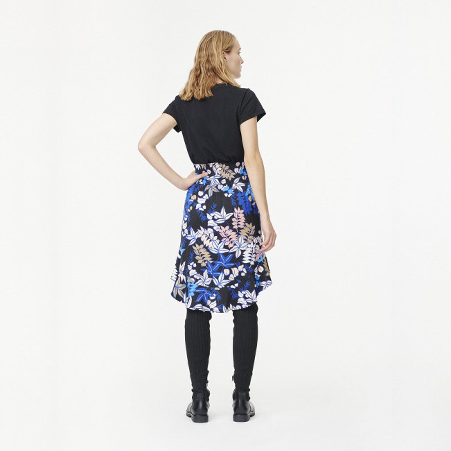 Munthe Print T-Shirt - Black