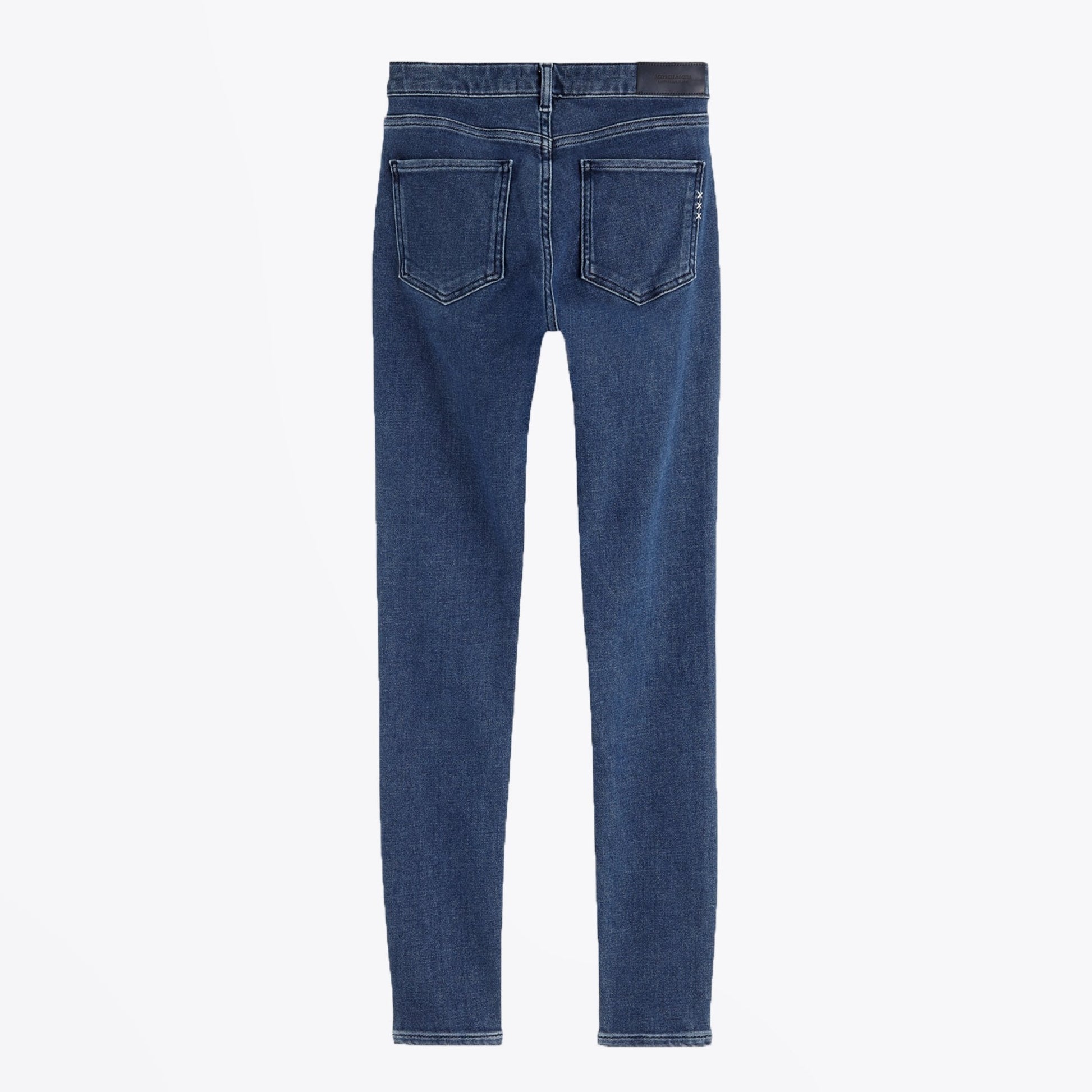 Scotch Mid-Rise Cropped Skinny Jeans - Blue
