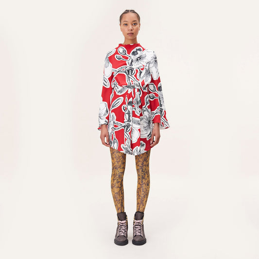 Jacob Silk Dress - Red