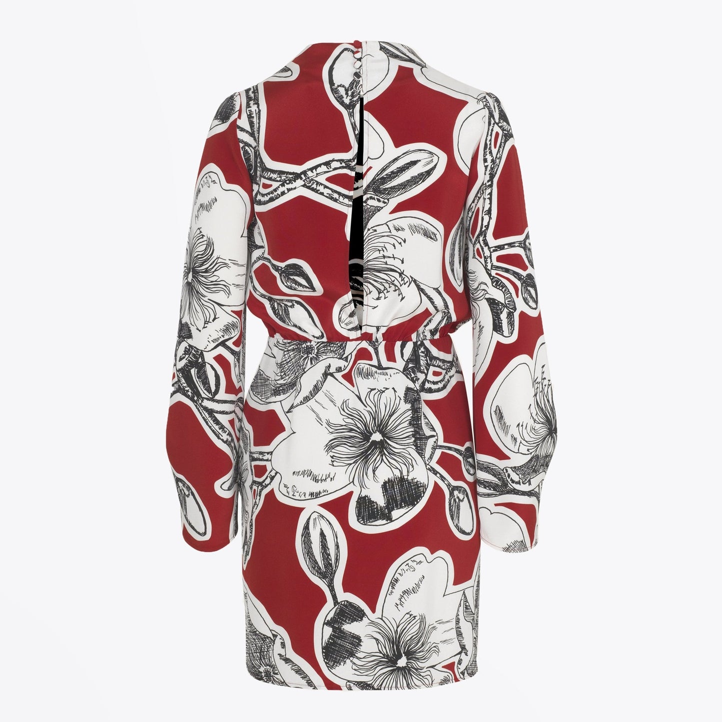 Jacob Silk Dress - Red