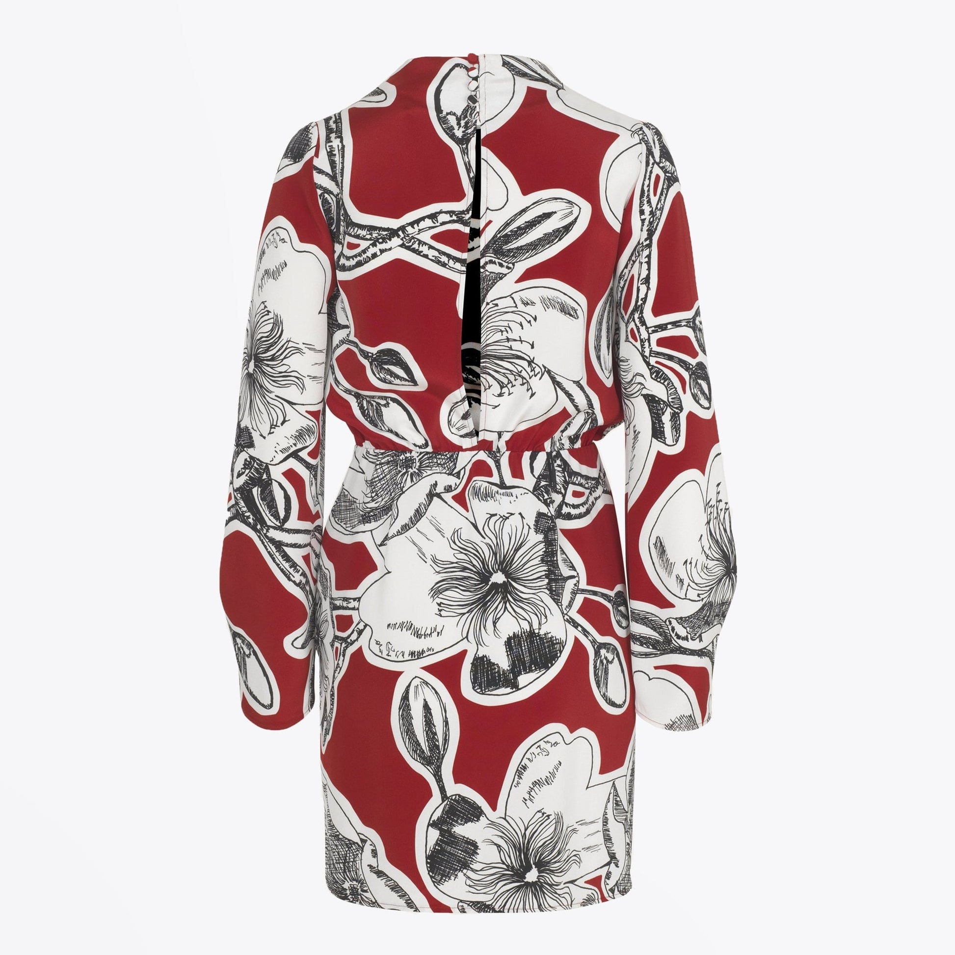 Stine Jacob Silk Dress - Red