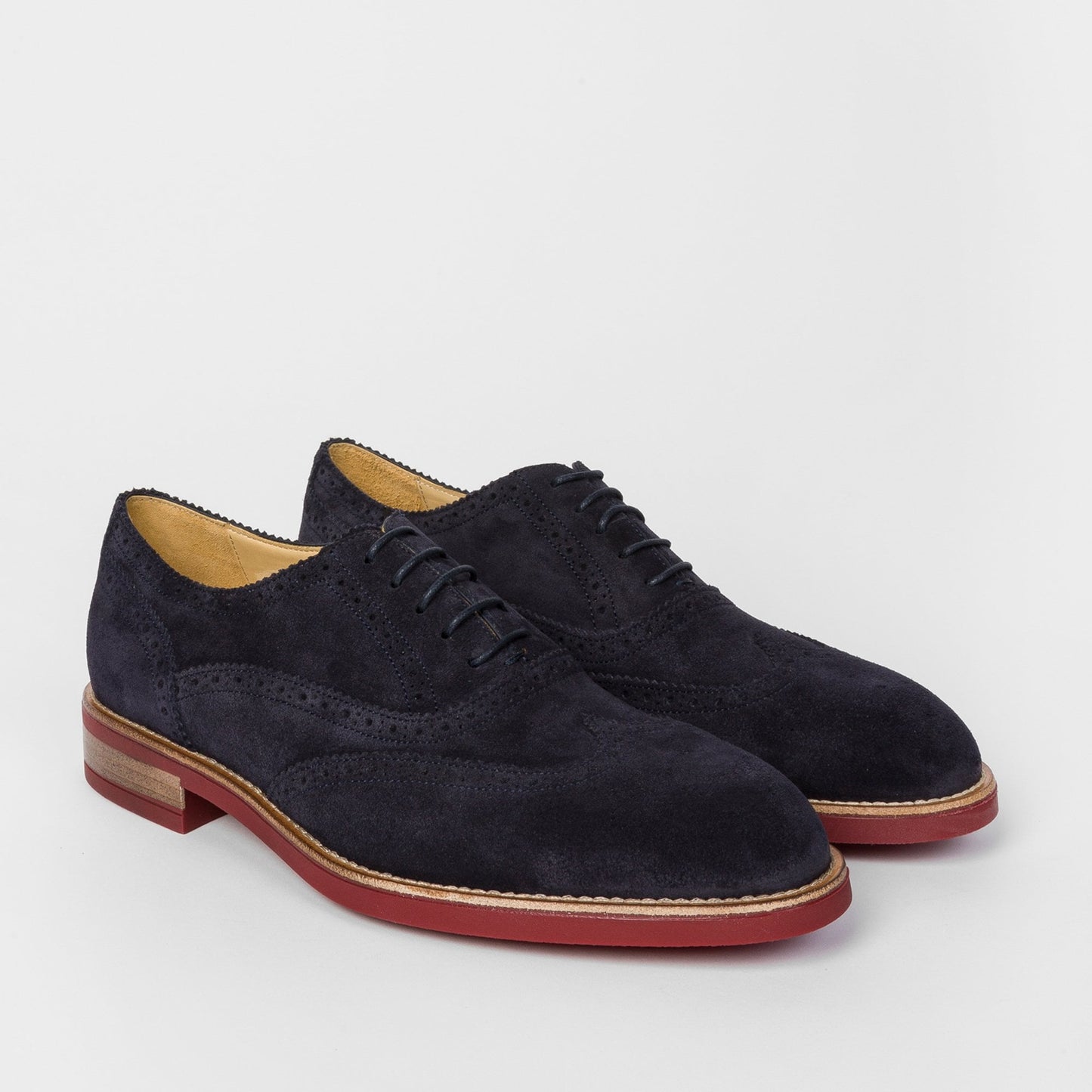 - Suede 'Fremont' Brogues - Navy