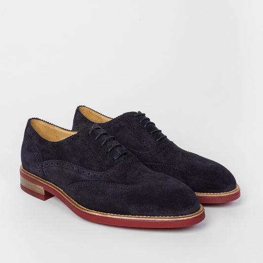 - Suede 'Fremont' Brogues - Navy