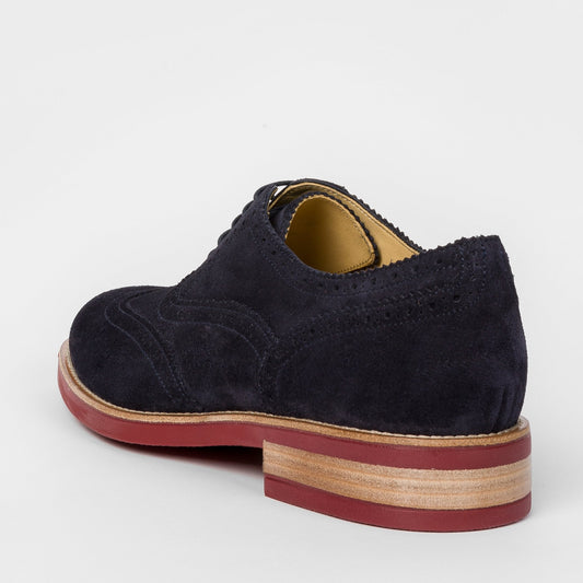 - Suede 'Fremont' Brogues - Navy